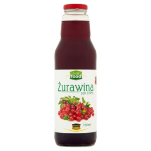 Look Food Sok 100% żurawina 750 ml