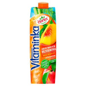 Hortex Vitaminka Sok jabłko marchew brzoskwinia 1 l