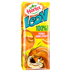 Hortex Leon Sok 100% pomarańcza 200 ml