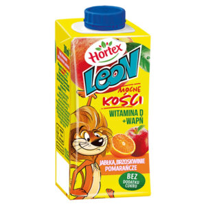 Hortex Leon Napój wieloowocowy jabłka brzoskwinie pomarańcze 200 ml