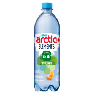 Arctic+ Elements Immunity Napój niegazowany o smaku mandarynki z witaminami B3 B9 i B12 600 ml