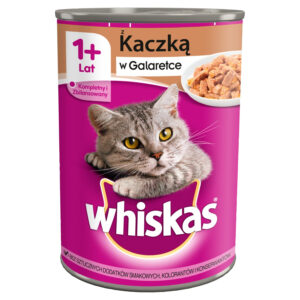 Whiskas 1+ lat Karma pełnoporcjowa z kaczką w galaretce 400 g