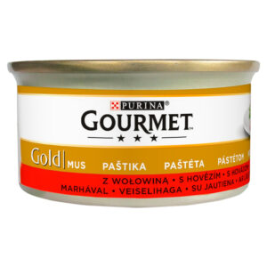 Gourmet Gold Karma dla kotów mus z wołowiną 85 g