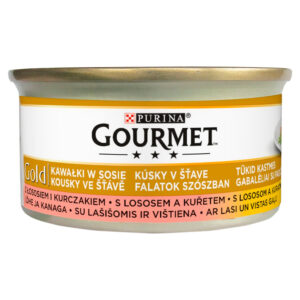 Gourmet Gold Karma dla kotów łosoś i kurczak w sosie 85 g