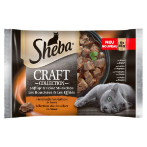 Sheba Craft Collection Karma pełnoporcjowa 340 g (4 x 85 g)