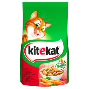 Kitekat Karma pełnoporcjowa z wołowiną i warzywami 1,8 kg
