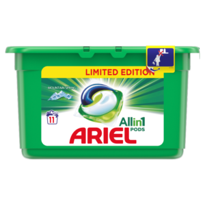 Ariel Allin1 Pods Mountain Spring Kapsułki do prania, 11 prań