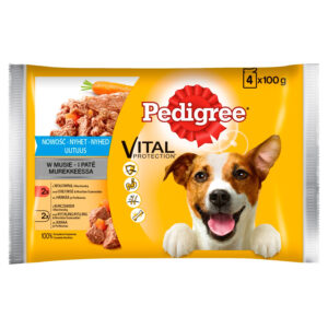 Pedigree Vital Protection Karma pełnoporcjowa w musie 400 g (4 x 100 g)