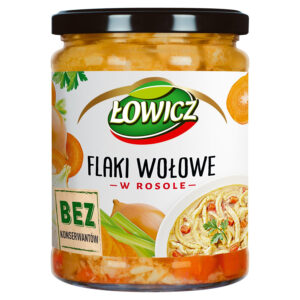 Łowicz Flaki wołowe w rosole 500 g