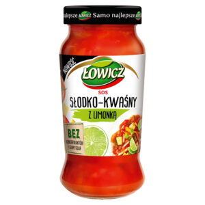Łowicz Sos słodko-kwaśny z limonką 500 g