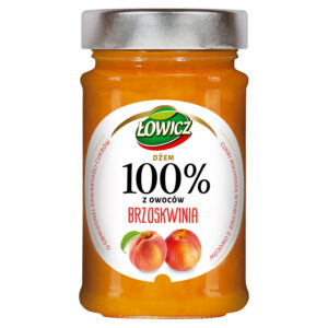 Łowicz Dżem 100% z owoców brzoskwinia 220 g