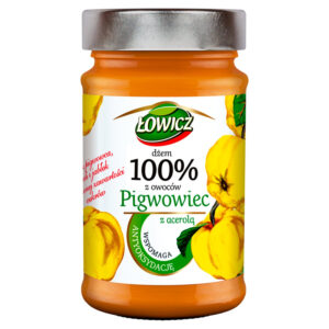 Łowicz Dżem 100% z owoców pigwowiec z acerolą 235 g