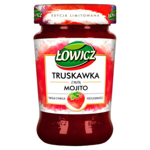 Łowicz Produkt owocowy z truskawek o smaku koktajlu Mojito 280 g