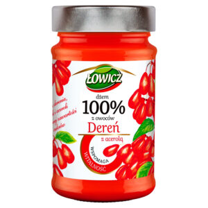 Łowicz Dżem 100% z owoców dereń z acerolą 235 g