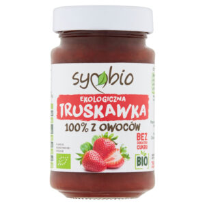 Symbio 100% z owoców truskawka ekologiczna 250 g