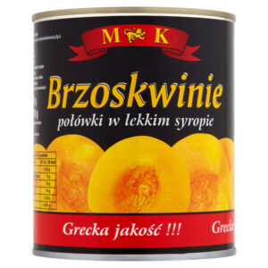 MK Brzoskwinie połówki w lekkim syropie 820 g