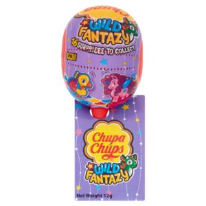 Chupa Chups Wild Fantazy Lizak o smaku truskawkowym 12 g
