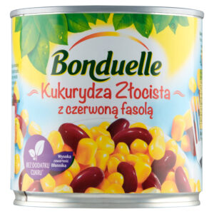 Bonduelle Kukurydza Złocista z czerwoną fasolą 340 g