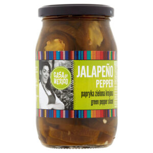 Casa de Mexico Papryka zielona Jalapeño krojona 340 g
