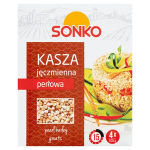Sonko Kasza jęczmienna perłowa 400 g (4 x 100 g)
