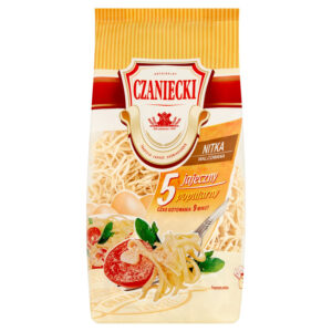 Czaniecki Makaron 5 jajeczny nitka walcowana 500 g