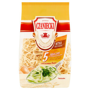 Czaniecki Makaron 5 jajeczny nitka walcowana 250 g