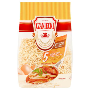 Czaniecki Makaron 5 jajeczny niteczka walcowana 250 g