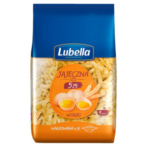 Lubella Jajeczna 5 jaj Makaron wstążki 400 g