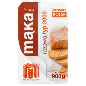 Młyny Stoisław Mąka żytnia razowa typ 2000 900 g