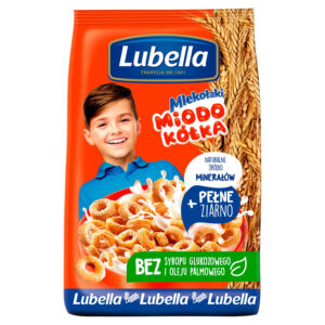 Lubella Mlekołaki Miodo Kółka Zbożowe kółka z miodem 500 g