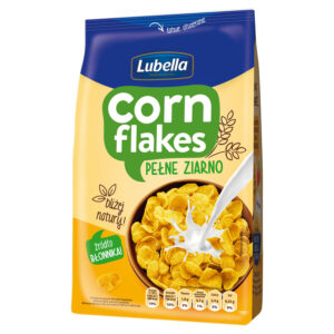 Lubella Corn Flakes Pełne ziarno Płatki kukurydziane 250 g