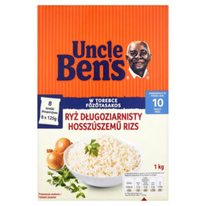 Uncle Ben's Ryż długoziarnisty 1 kg (8 torebek)