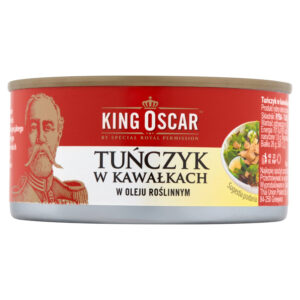 King Oscar Tuńczyk w kawałkach w oleju roślinnym 170 g