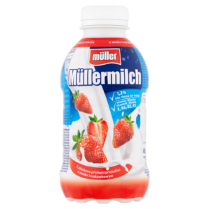 Müller Müllermilch Napój mleczny o smaku truskawkowym 400 g