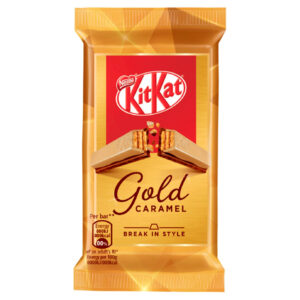 KitKat Paluszek waflowy z białą czekoladą karmelizowanym cukrem i mleczną czekoladą 41,5 g