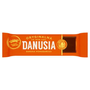 Wawel Danusia Czekoladka z nadzieniem o smaku gorzkiej pomarańczy 38 g
