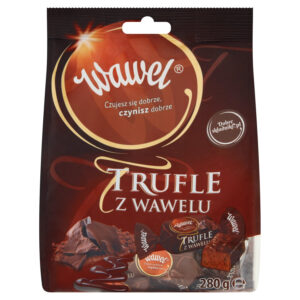 Wawel Trufle z Wawelu Cukierki o smaku rumowym w czekoladzie 280 g
