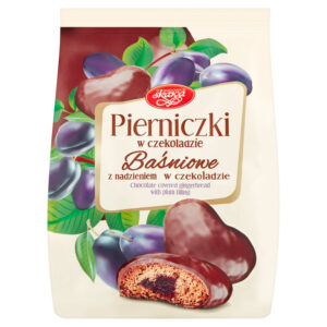 Wadowice Skawa Pierniczki w czekoladzie baśniowe z nadzieniem o smaku śliwkowym 150 g