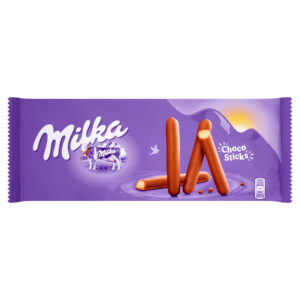 Milka Choco Sticks Ciastka oblane czekoladą mleczną z mleka alpejskiego 112 g