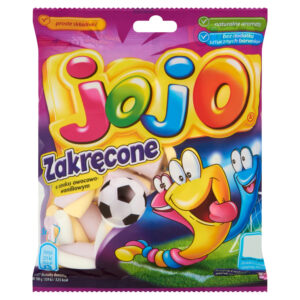 Jojo Zakręcone Pianki o smaku owocowo-waniliowym 90 g