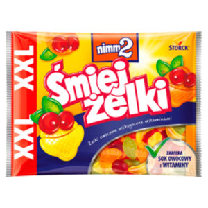 nimm2 Śmiejżelki Żelki owocowe wzbogacone witaminami 180 g
