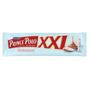 Prince Polo XXL Kruchy wafelek z kremem kokosowym oblany czekoladą mleczną 50 g