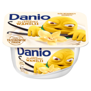 Danone Danio Serek homogenizowany o smaku waniliowym 140 g