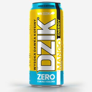 WK Dzik Napój energetyzujący mango zero cukru i kalorii 500ml