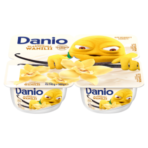 Danone Danio Serek homogenizowany o smaku waniliowym 560 g (4 x 140 g)