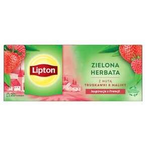 Lipton Herbata zielona malina i truskawka 20 torebek