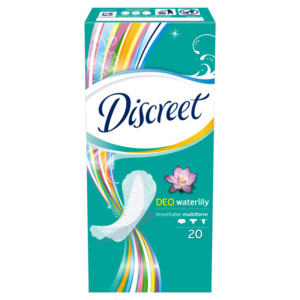 Discreet Waterlily Multiform Oddychające wkładki higieniczne 20 sztuk