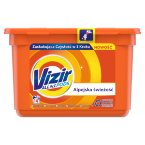 Vizir Allin1 Alpine Kapsułki do prania, 14 prań