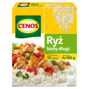 Cenos Ryż biały długi 400 g (4 torebki)