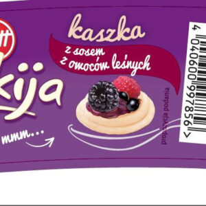 SMAKIJA KASZKA SEZON Z SOSEM Z OWOCÓW LEŚNYCH/Z MALIN 130g